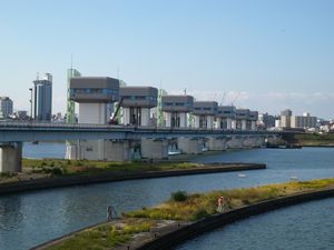 大阪市の名所旧跡史跡 淀川大堰