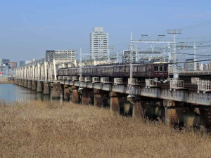 阪急京都線淀川橋梁２ds